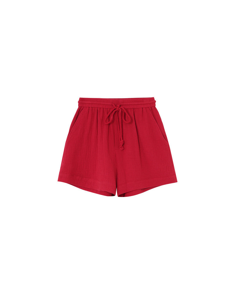 Grace &amp; Mila - Shorts RIO - Red - Boutique Adam &amp; Eve marque canadienne, marque québécoise