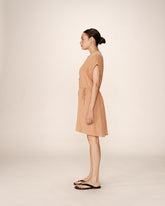 Grace & Mila - Dress ROZANA - Terracotta - Boutique Adam & Eve marque canadienne, marque québécoise