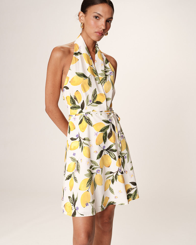 Grace &amp; Mila - Dress RENATA - Navy - Boutique Adam &amp; Eve marque canadienne, marque québécoise