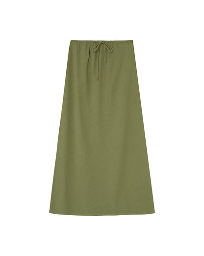 Grace &amp; Mila - Skirt ROUSSE - Khaki - Boutique Adam &amp; Eve marque canadienne, marque québécoise