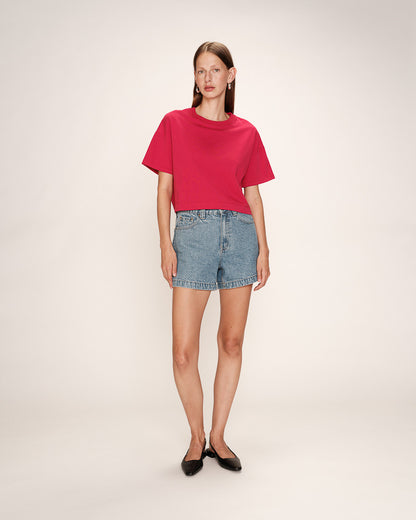 Grace &amp; Mila- T-shirt RODIN - Red - Boutique Adam &amp; Eve marque canadienne, marque québécoise