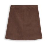 Tom Tailor 1053048 Mini suede skirt - Brown