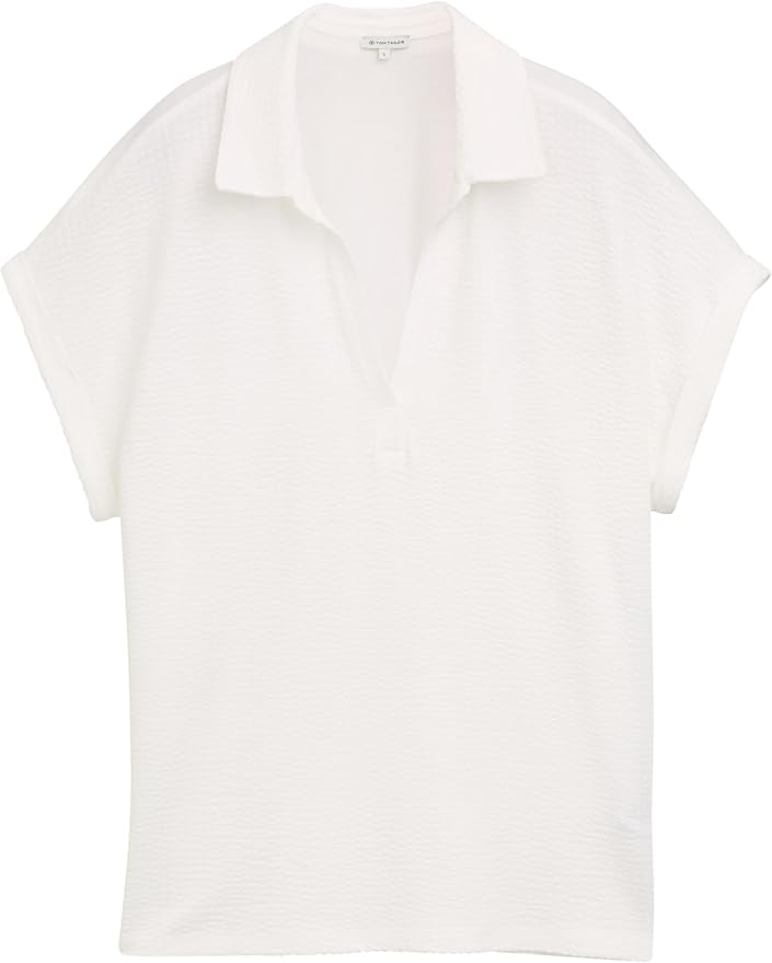 Tom tailor t-shirt 1046415 - White - Boutique Adam &amp; Eve marque canadienne, marque québécoise