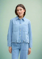 Tom Tailor- Jacket -1046683 - Blue - Boutique Adam & Eve marque canadienne, marque québécoise