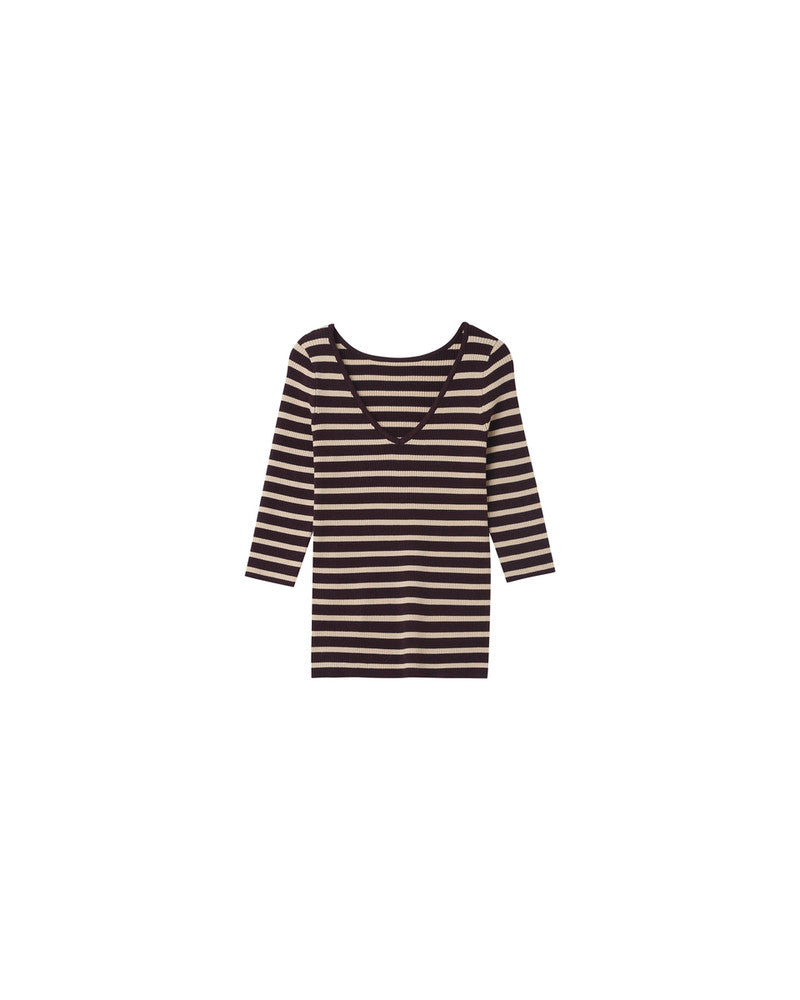 Grace &amp; Mila Sweater NATHAN- Wine