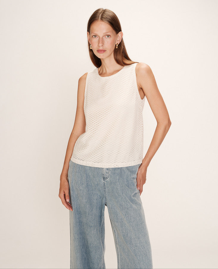 Grace &amp; Mila - Top RITUAL - Off white - Boutique Adam &amp; Eve marque canadienne, marque québécoise