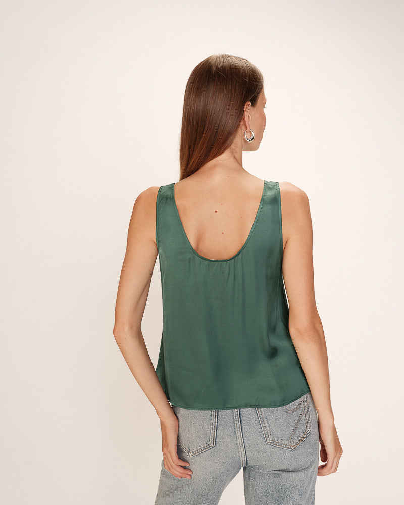 Grace &amp; Mila - Top RICOTTA - Green - Boutique Adam &amp; Eve marque canadienne, marque québécoise