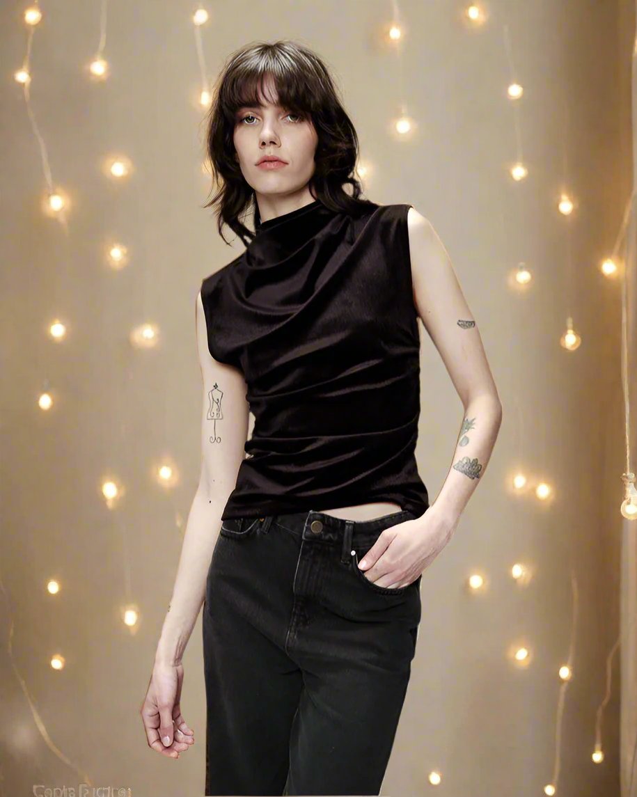 Grace &amp; Mila Top ODESSA-Black