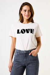 Garcia - T-shirt - z0055 - off white -Boutique Adam & Eve marque canadienne, marque québécoise