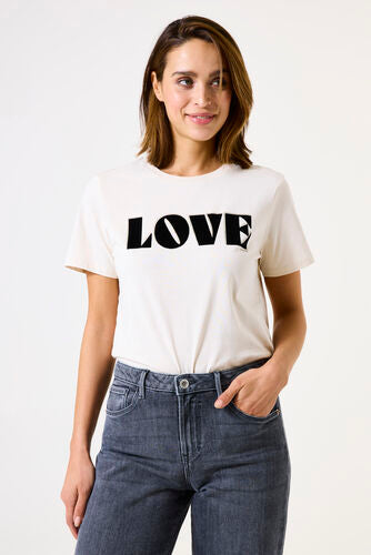 Garcia - T-shirt - z0055 - off white -Boutique Adam &amp; Eve marque canadienne, marque québécoise