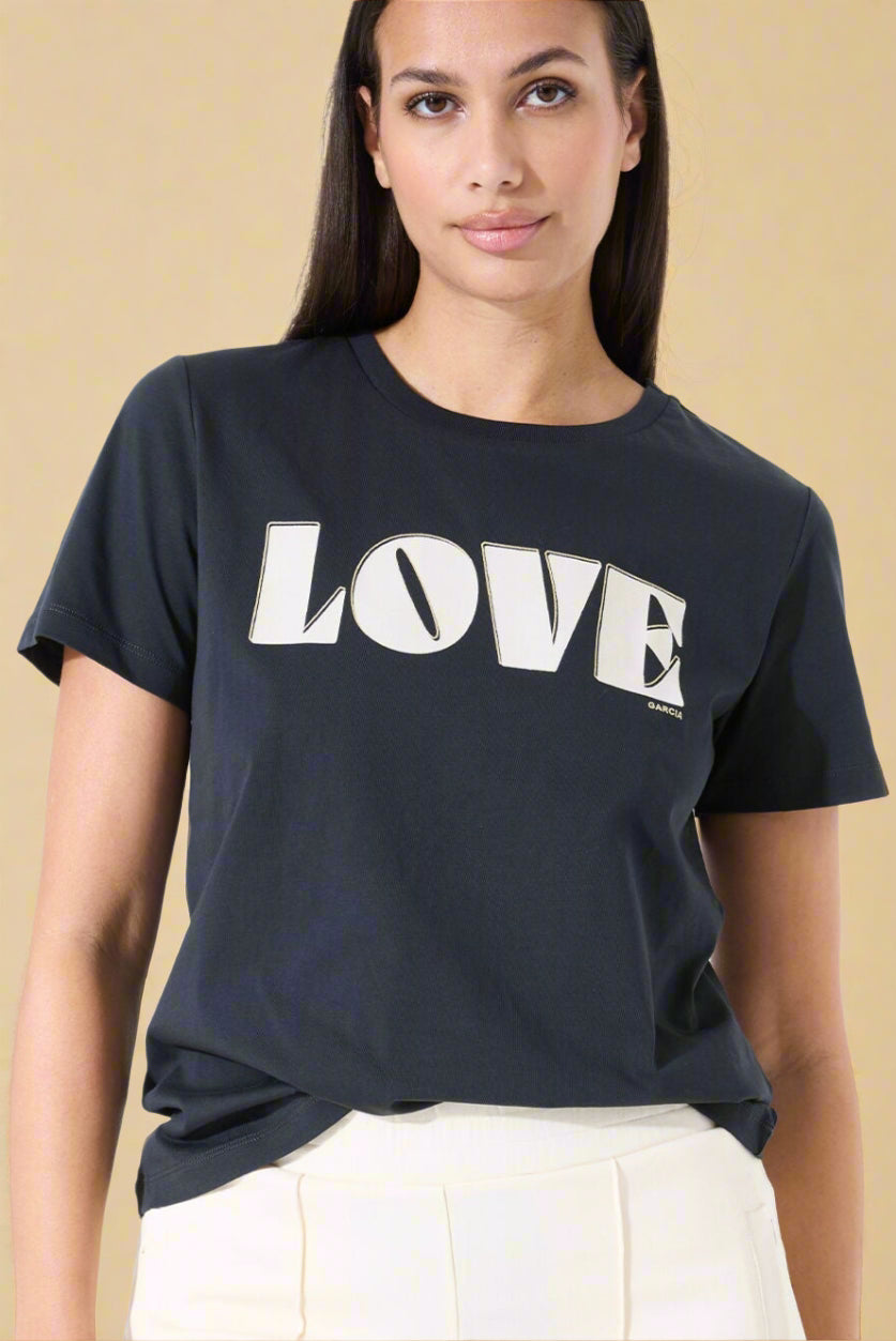 Garcia - T-shirt - z0055 - black -Boutique Adam &amp; Eve marque canadienne, marque québécoise
