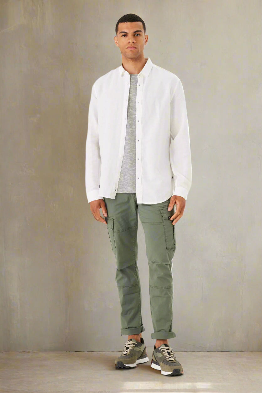 Garcia Shirt Z1170 - White - Boutique Adam &amp; Eve marque canadienne, marque québécoise
