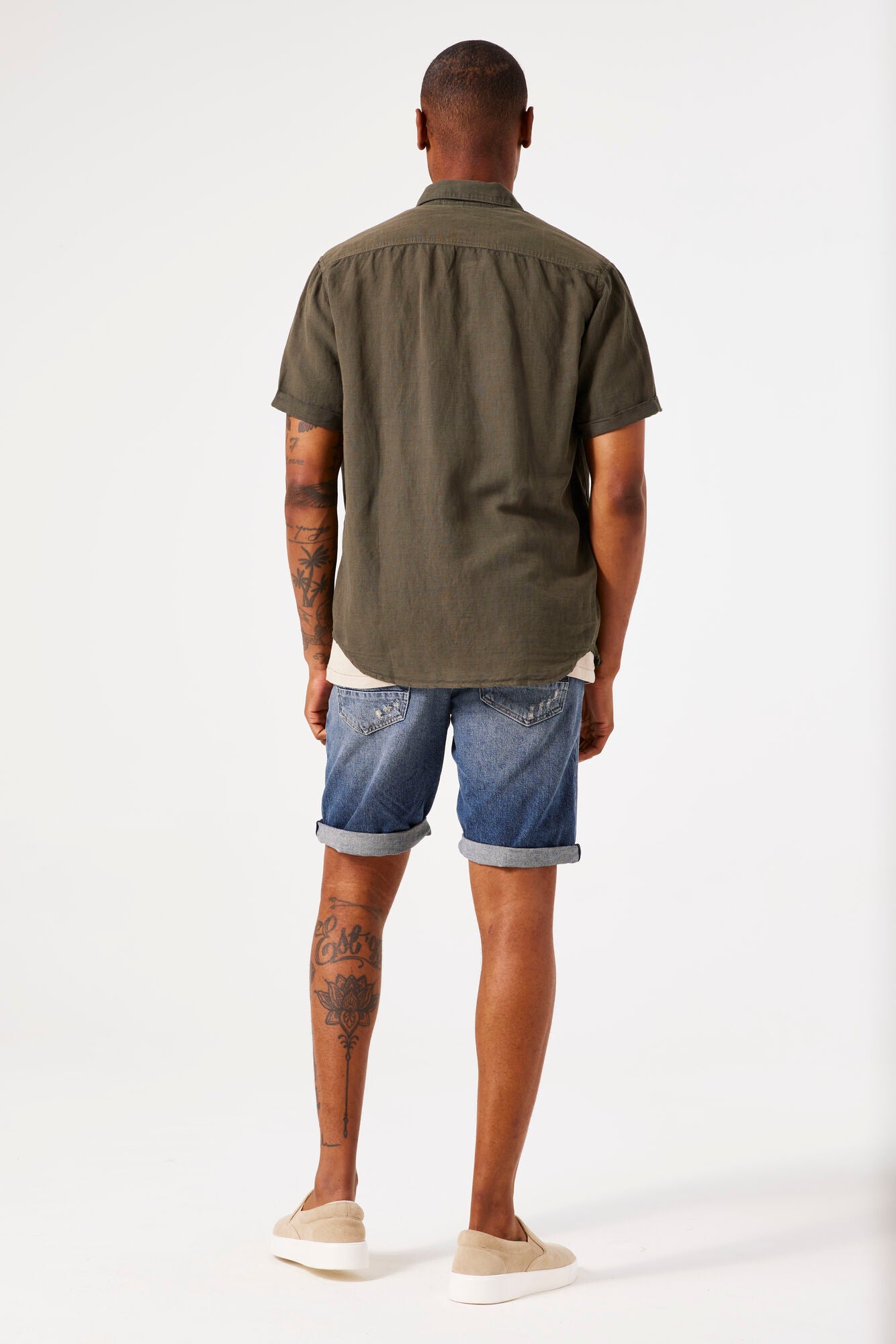 Garcia Shirt z1171 - Khaki - Boutique Adam &amp; Eve marque canadienne, marque québécoise