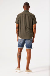 Garcia Shirt z1171 - Khaki - Boutique Adam & Eve marque canadienne, marque québécoise