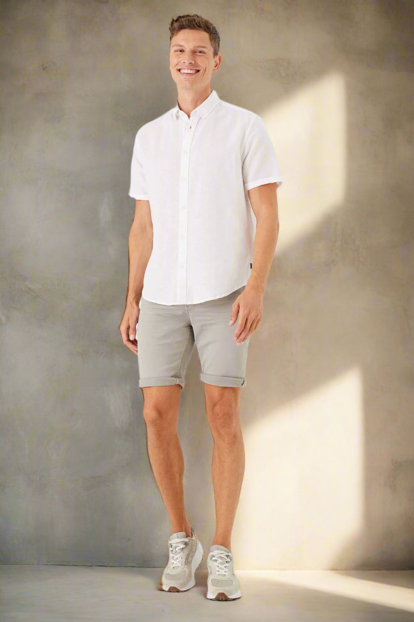 Garcia Shirt z1171 - White - Boutique Adam &amp; Eve marque canadienne, marque québécoise