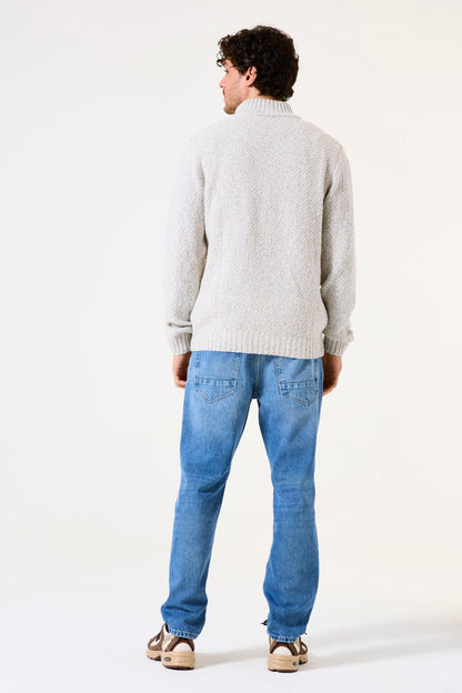 Garcia Sweater z1180 - Off white - Boutique Adam &amp; Eve marque canadienne, marque québécoise