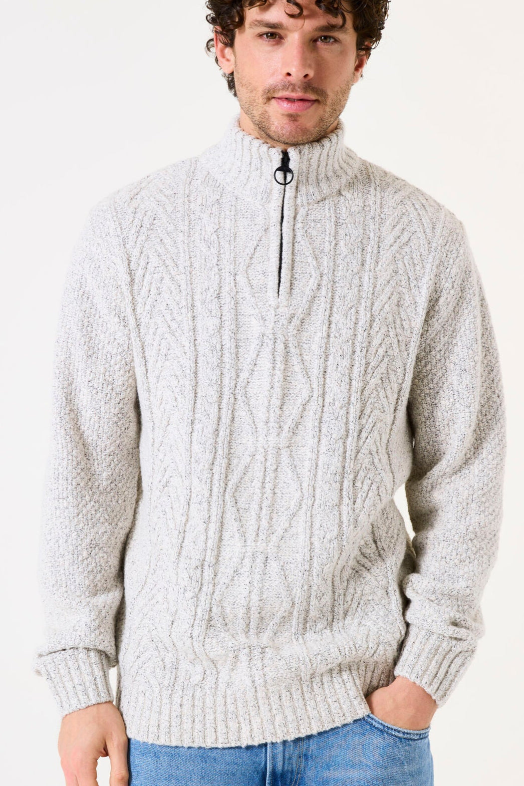 Garcia Sweater z1180 - Off white - Boutique Adam &amp; Eve marque canadienne, marque québécoise