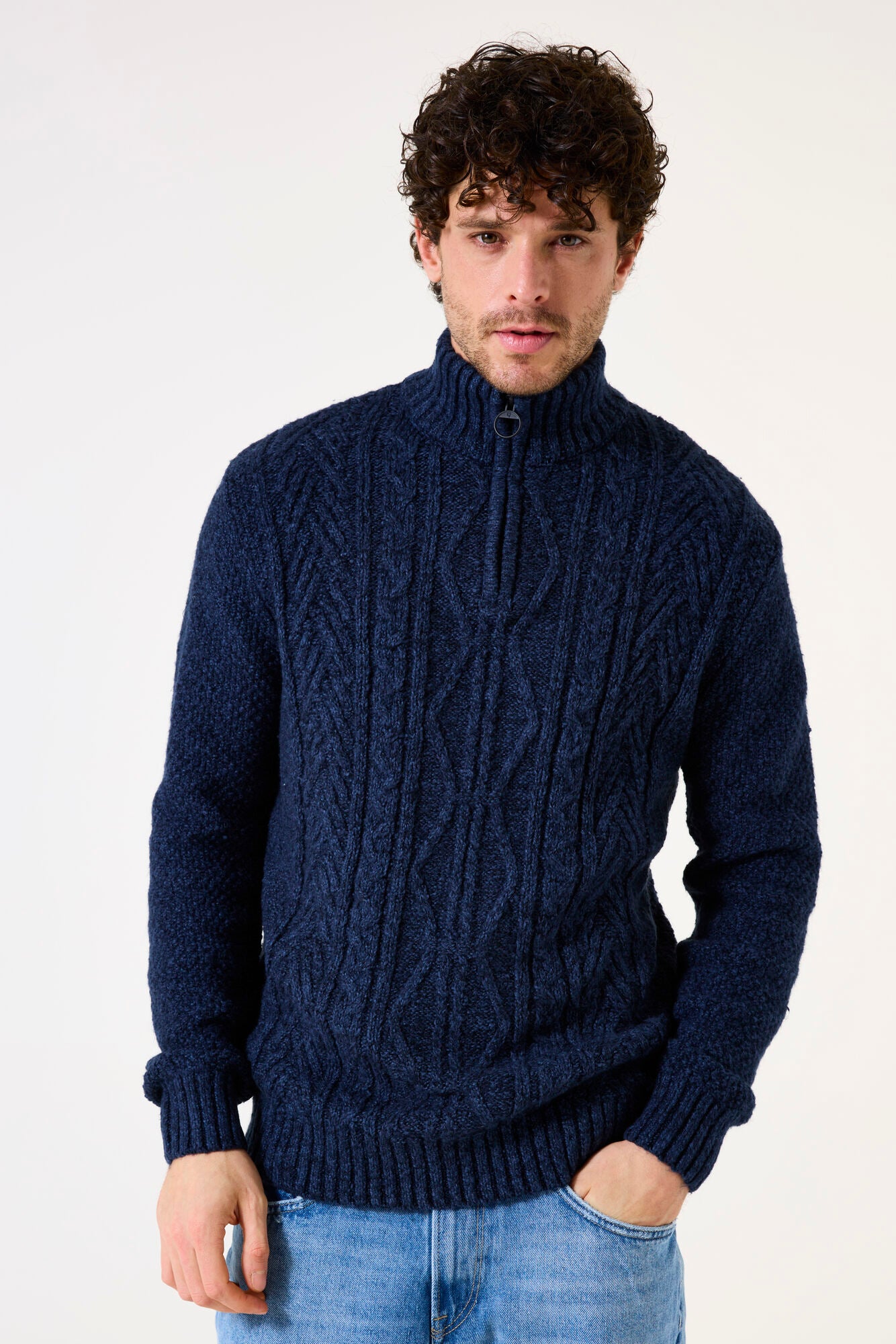 Garcia Sweater z1180 - Navy - Boutique Adam &amp; Eve marque canadienne, marque québécoise
